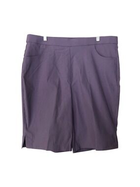 Size 16W Alfred Dunner Woman Lilac Catalina Island Allure Shorts NWT Easy Pullon